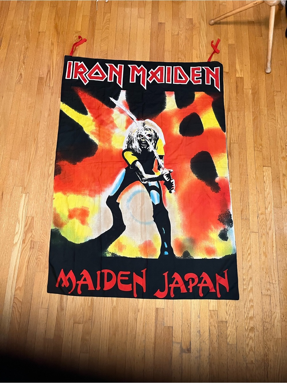 Iron Maiden "Maiden Japan" Tie-Dye Wall Banner (Fabric)